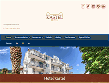 Tablet Screenshot of hotel-kastel.hr